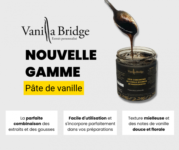 Pâte de vanille fabriquée en Anjou